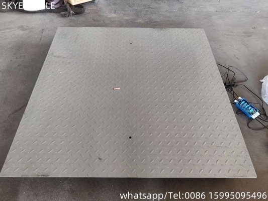 1.2x2m 3t ডিজিটাল ইন্ডাস্ট্রিয়াল কার্বন স্টীল প্ল্যাটফর্ম ফ্লোর স্কেল