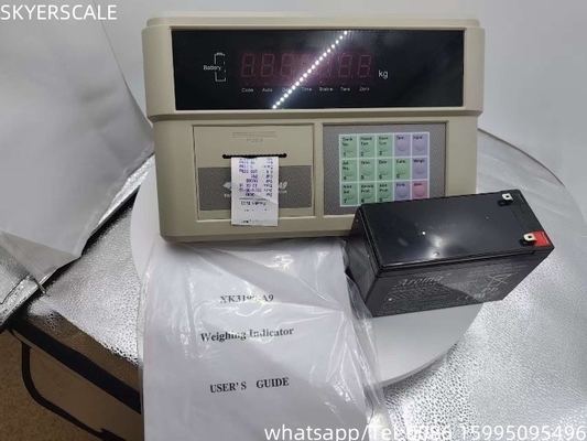 প্রিন্টার ওজনের স্কেল সূচক সহ ইয়াহুয়া A9P ওজনের যন্ত্র