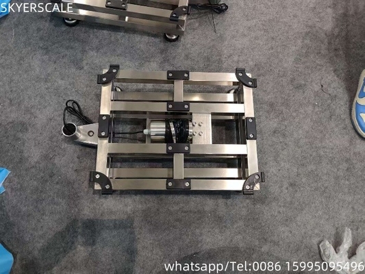 কারখানা 304 সম্পূর্ণ স্টেইনলেস স্টীল 400x500mm 300kg জলরোধী IP67 প্ল্যাটফর্ম স্কেল
