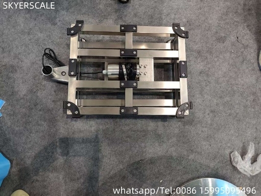 কারখানা 304 সম্পূর্ণ স্টেইনলেস স্টীল 400x500mm 300kg জলরোধী IP67 প্ল্যাটফর্ম স্কেল