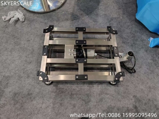 কারখানা 304 সম্পূর্ণ স্টেইনলেস স্টীল 400x500mm 300kg জলরোধী IP67 প্ল্যাটফর্ম স্কেল