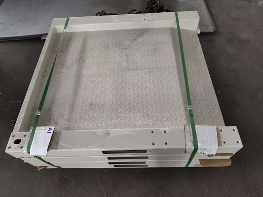 LED ডিসপ্লে এবং OEM ODM সূচক সহ কাস্টমাইজযোগ্য গ্রে ভারী দায়িত্ব প্ল্যাটফর্ম ইন্ডাস্ট্রিয়াল ডিজিটাল ইলেকট্রনিক ফ্লোর স্কেল