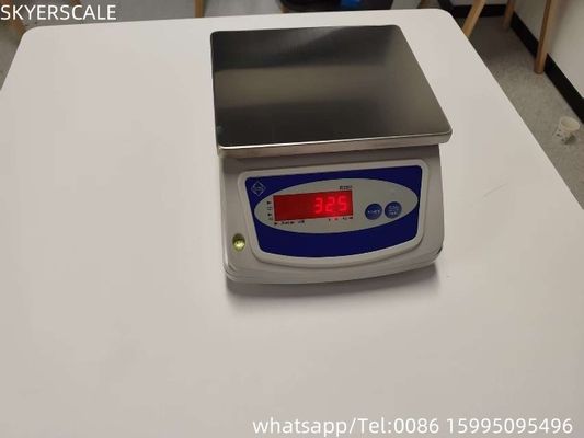 IP68 জলরোধী 15kg/2g ডিজিটাল ওজন স্কেল সমুদ্রের খাদ্য ইলেকট্রনিক মাছধরা খাদ্য জলরোধী স্কেল