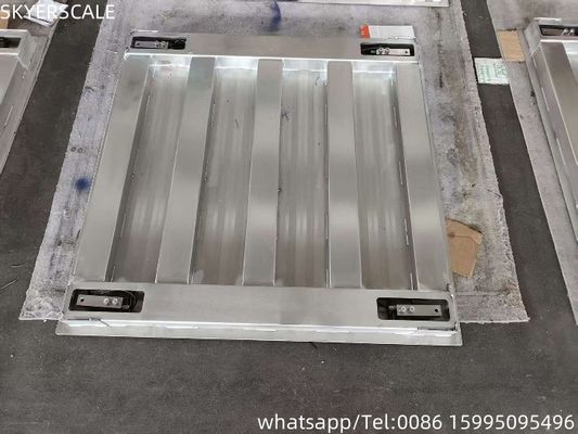 কার্বন ইস্পাত / Q235B 0.8x1m ভারসাম্য 1 টন গ্রাউন্ড ইলেকট্রনিক মেঝে ভারসাম্য শিল্প ওজন মেঝে স্কেল