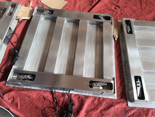 1.5x2m 3T বৈদ্যুতিন ব্রাশ স্টেইনলেস স্টিল প্ল্যাটফর্ম স্কেল